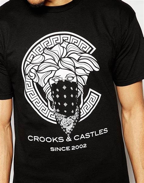 crooks and castles versace t shirt|crooks and castles online shopping.